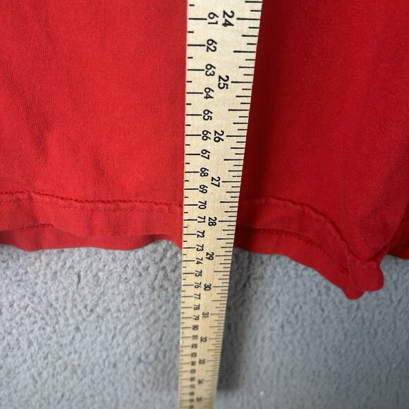 VTG 90s Disney Winnie The Pooh T Shirt XL Red Embroidered Soft Pooh Graphic - Picture 7 of 7